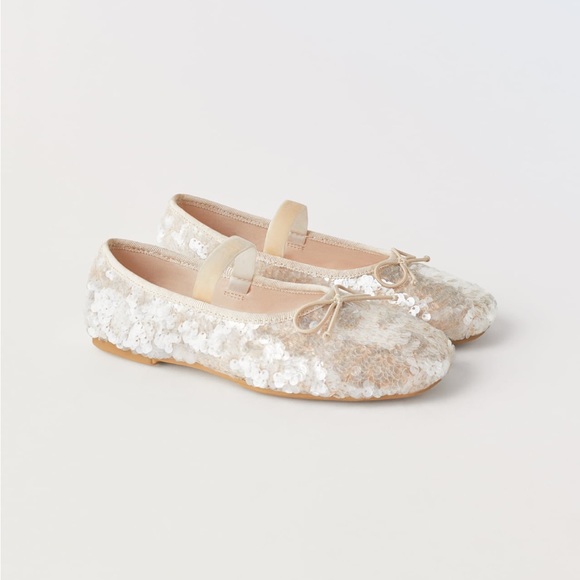 ZARA SEQUIN BALLET FLATS 2546/230 015 - Picture 2 of 5